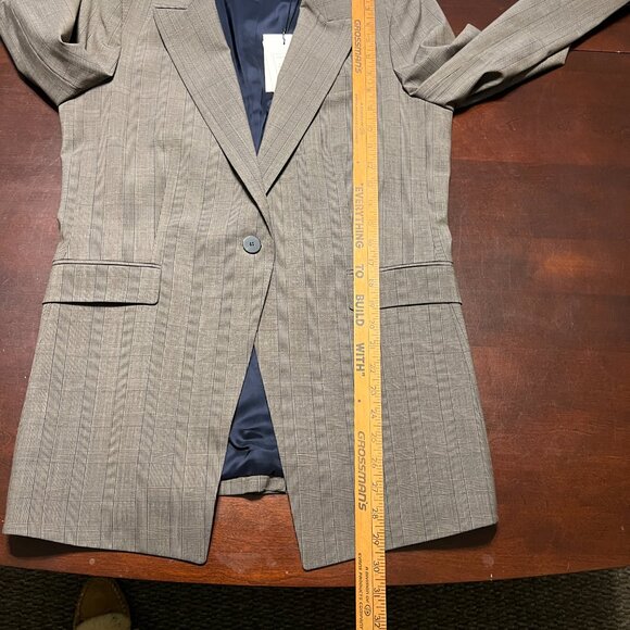 THEORY ETIENNETTE 3pc. PANT SUIT PLAID SIZE 10/12 - Picture 5 of 16